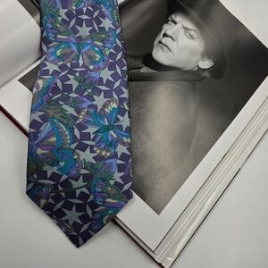 Set Two Ties Tommy Hilfiger Green and Navy Tie Duo, Elaine Rippon Silk England